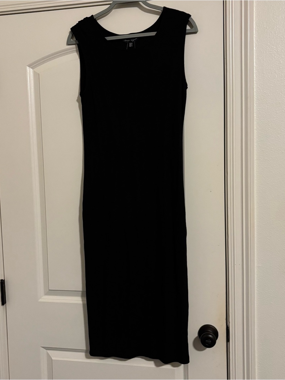 NWT Jasmine & JulianaElegant Black Sleeveless Jersey knit Maxi Dress